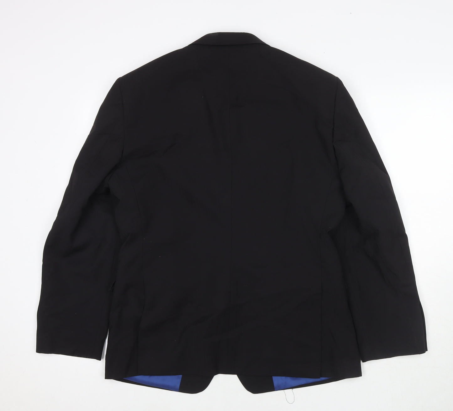 NEXT Mens Black Polyester Jacket Suit Jacket Size 40 Regular