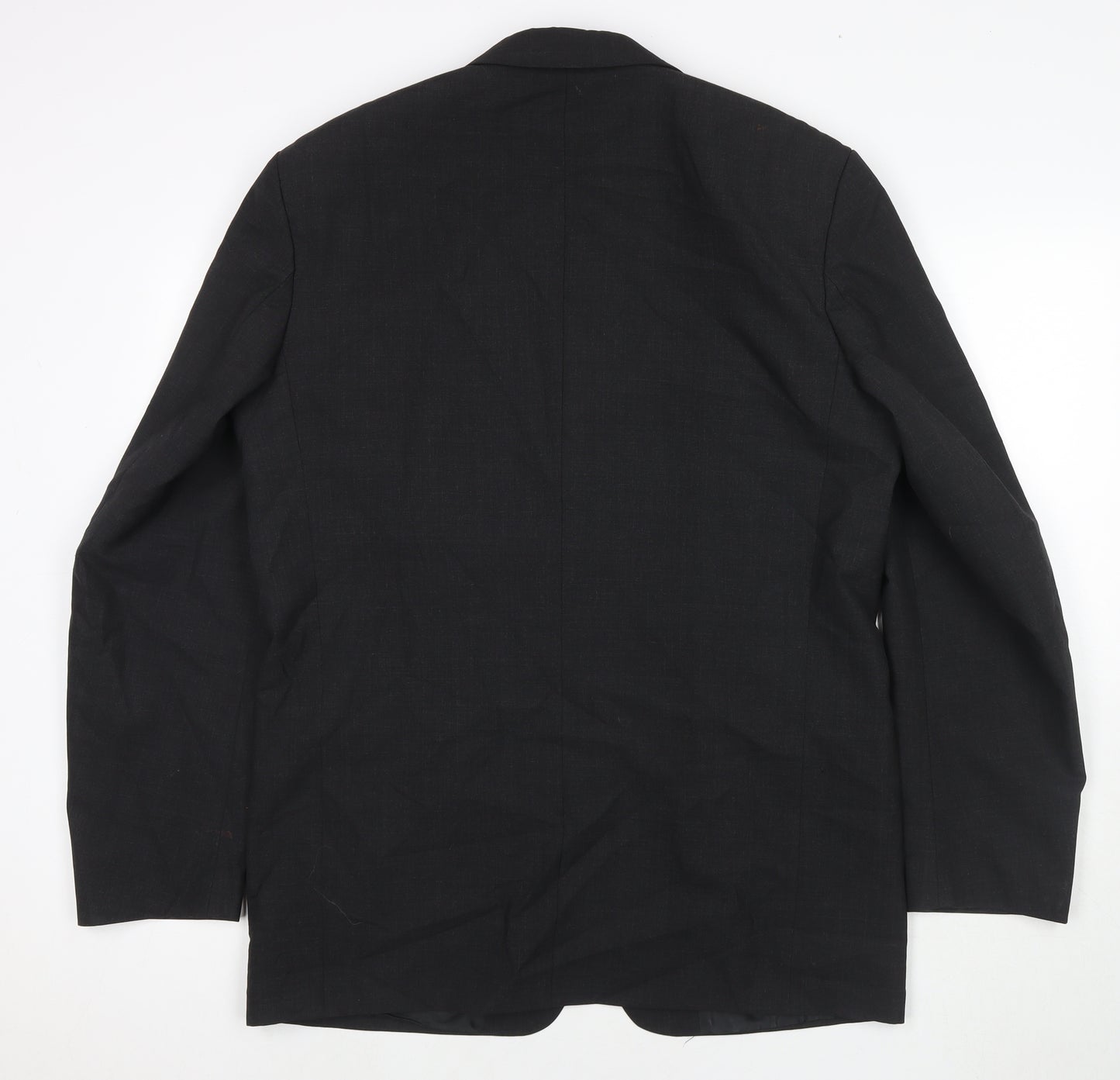 Ciro Citterio Mens Black Polyester Jacket Suit Jacket Size 40 Regular