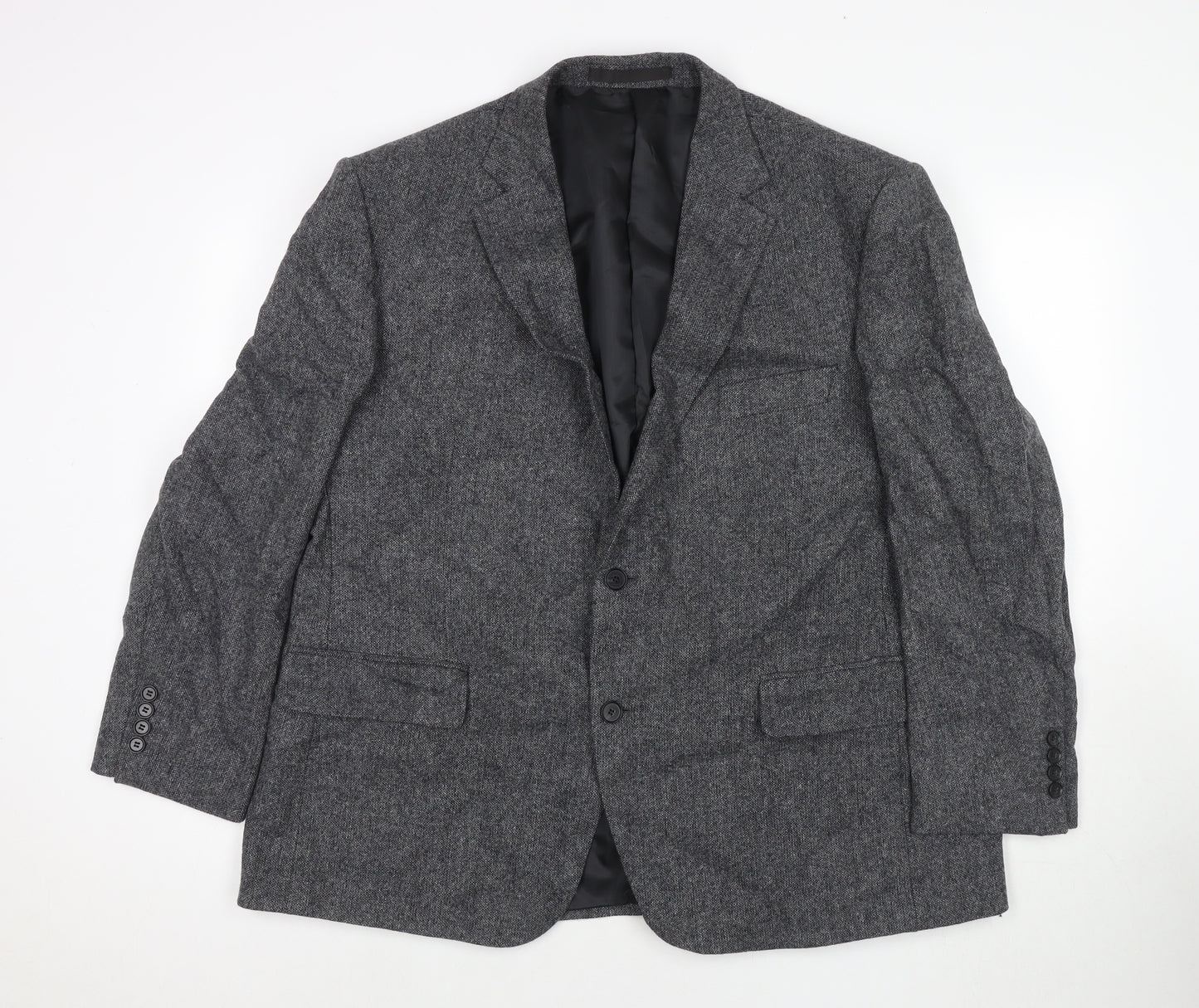 Marks and Spencer Mens Grey Wool Jacket Suit Jacket Size 46 Regular