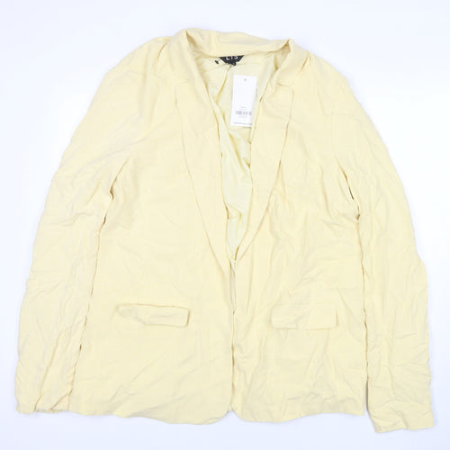 LTS Womens Yellow Jacket Blazer Size 12