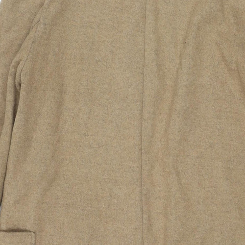 Marks and Spencer Womens Beige Overcoat Coat Size S