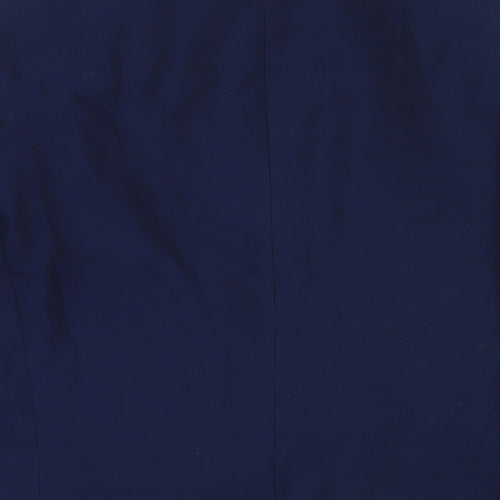 Burton Mens Blue Polyester Jacket Suit Jacket Size 40 Regular