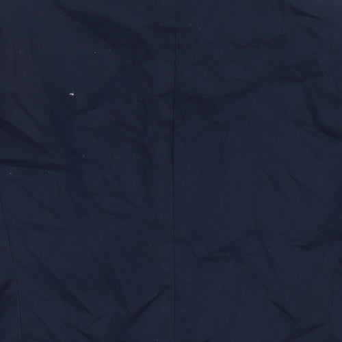 H&M Mens Blue Cotton Jacket Suit Jacket Size 44 Regular