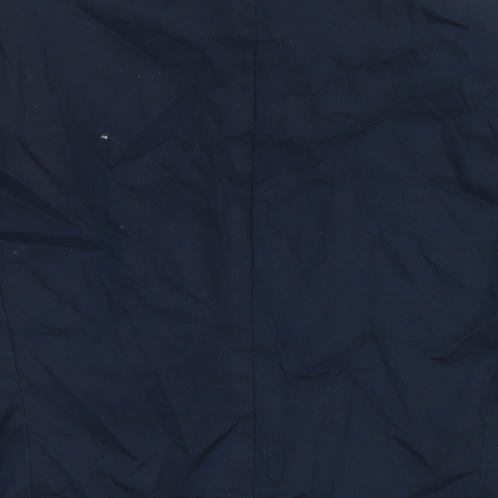 H&M Mens Blue Cotton Jacket Suit Jacket Size 44 Regular