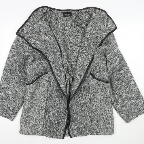 Zara Womens Grey Overcoat Coat Size M