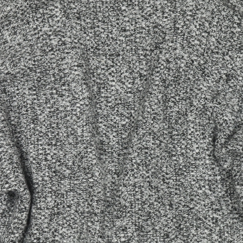 Zara Womens Grey Overcoat Coat Size M