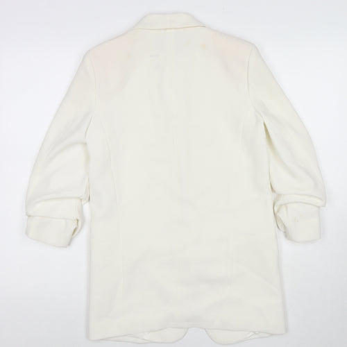 Zara Womens White Jacket Blazer Size XS