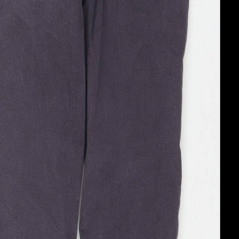 Fat Face Womens Grey Cotton Skinny Jeans Size 16 L27 in Regular Zip