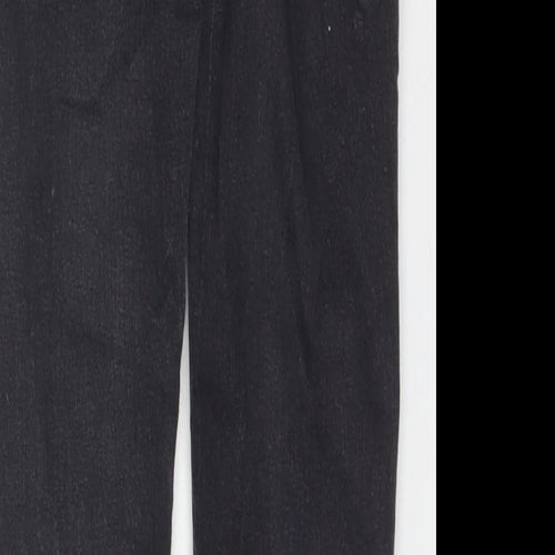 Topshop Womens Black Cotton Skinny Jeans Size 25 in L32 in Regular Zip