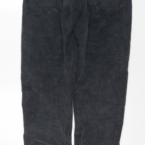 BDG Mens Blue Cotton Trousers Size 32 in L34 in Regular Zip