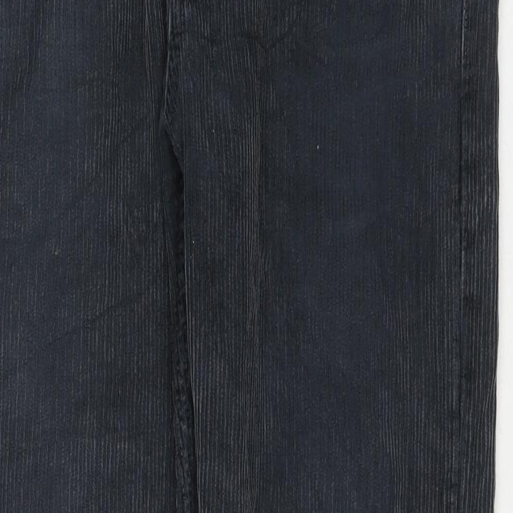 BDG Mens Blue Cotton Trousers Size 32 in L34 in Regular Zip