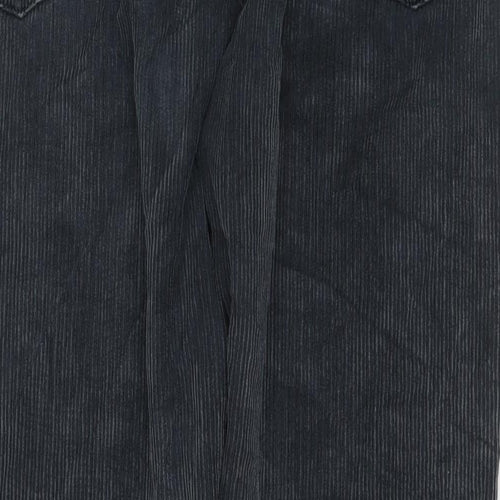 BDG Mens Blue Cotton Trousers Size 32 in L34 in Regular Zip