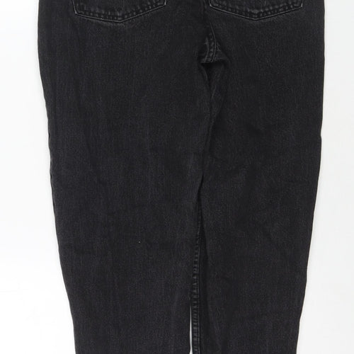 Denim & Co. Womens Black Cotton Skinny Jeans Size 10 L26 in Regular Zip