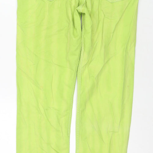 Levi's Mens Green Cotton Straight Jeans Size 32 in L32 in Regular Zip