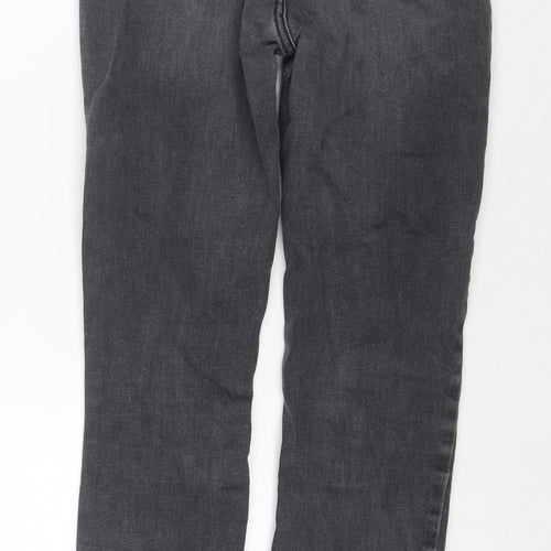 Fat Face Womens Blue Cotton Skinny Jeans Size 12 L27 in Regular Zip