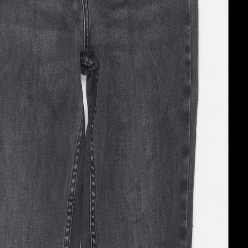 Fat Face Womens Blue Cotton Skinny Jeans Size 12 L27 in Regular Zip