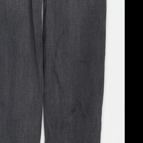 Fat Face Womens Blue Cotton Skinny Jeans Size 12 L27 in Regular Zip