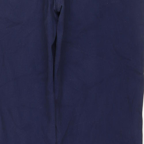 Dunnes Stores Womens Blue Cotton Straight Jeans Size 36 in L32 in Regular Zip