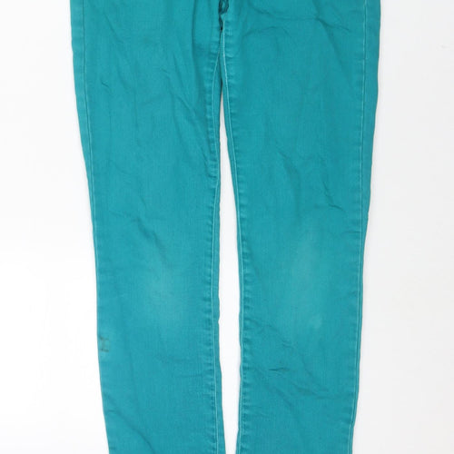 Gap Womens Blue Cotton Skinny Jeans Size 26 L32 in Regular Zip