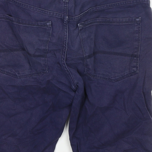 Denim & Co. Mens Blue Cotton Bermuda Shorts Size 32 in L10 in Regular Zip