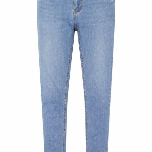 Bershka Womens Blue Polyester Blend Skinny Jeans Size 30 L28 in Regular Zip