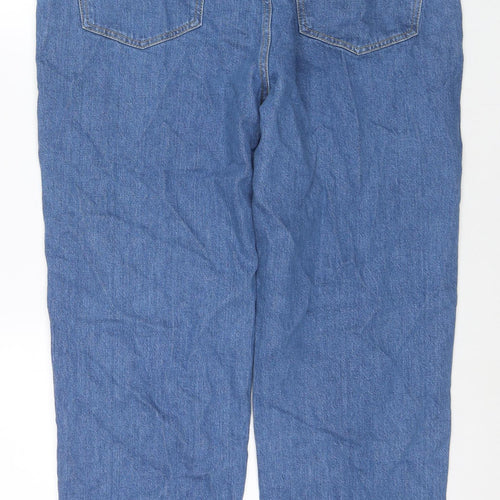 ASOS Mens Blue Cotton Straight Jeans Size 36 in L32 in Regular Zip