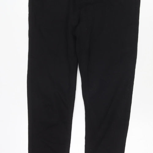 Denim & Co. Womens Black Cotton Skinny Jeans Size 10 L27 in Regular Zip