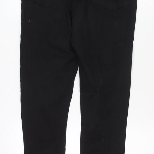 Denim & Co. Womens Black Cotton Skinny Jeans Size 10 L27 in Regular Zip