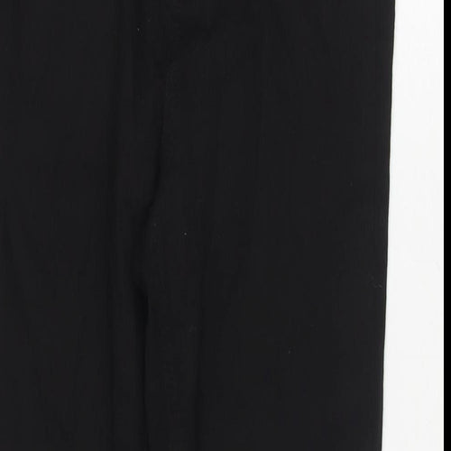 Denim & Co. Womens Black Cotton Skinny Jeans Size 10 L27 in Regular Zip