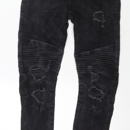 Denim & Co. Mens Blue Cotton Skinny Jeans Size 28 in L30 in Regular Zip