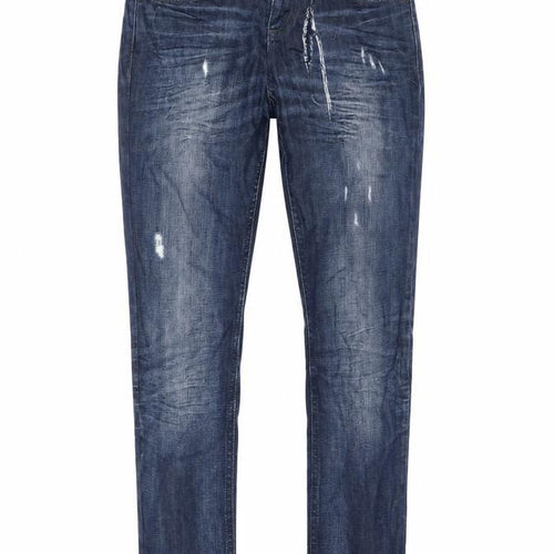 Topshop Womens Blue Cotton Skinny Jeans Size 26 in L30 in Regular Zip