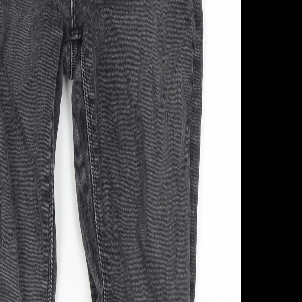 Zara Womens Grey Polyester Blend Skinny Jeans Size 8 L25 in Regular Zip