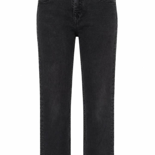 The Jones Girls Grey Cotton Straight Jeans Size 10-11 Years L23 in Regular Zip