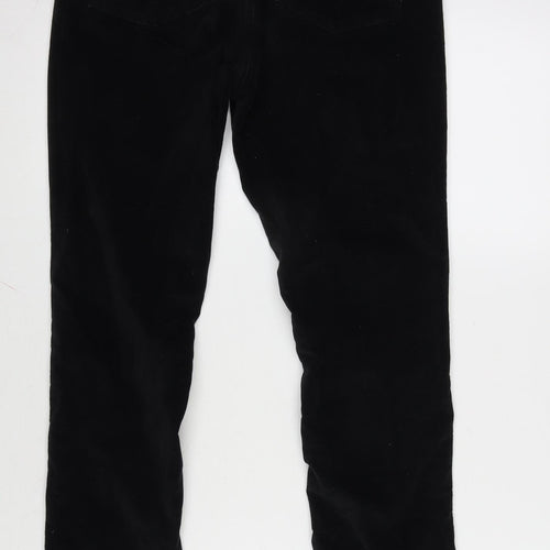 Richmond Womens Black Cotton Blend Straight Jeans Size 28 in L29 in Regular Zip