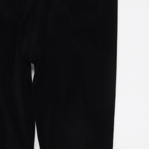 Richmond Womens Black Cotton Blend Straight Jeans Size 28 in L29 in Regular Zip