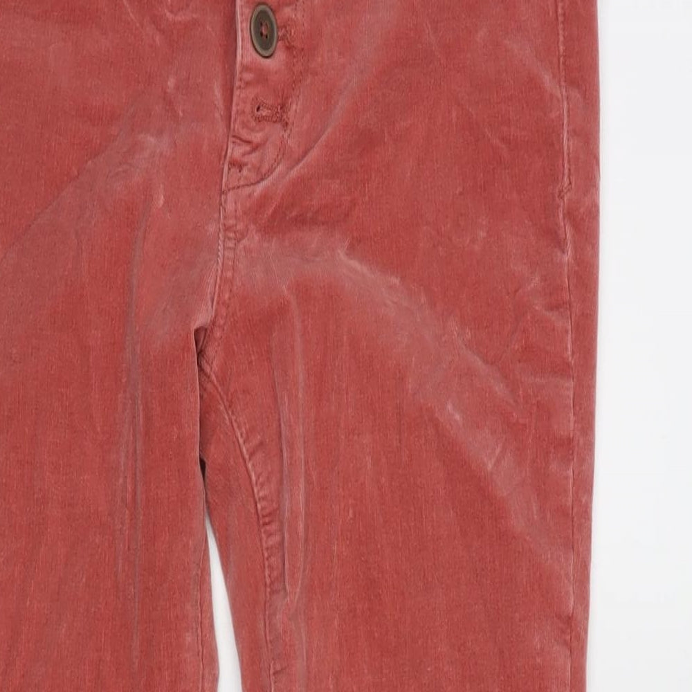 Anthropologie Womens Pink Cotton Blend Skinny Jeans Size 30 in L27 in Regular Button - High rise skinny