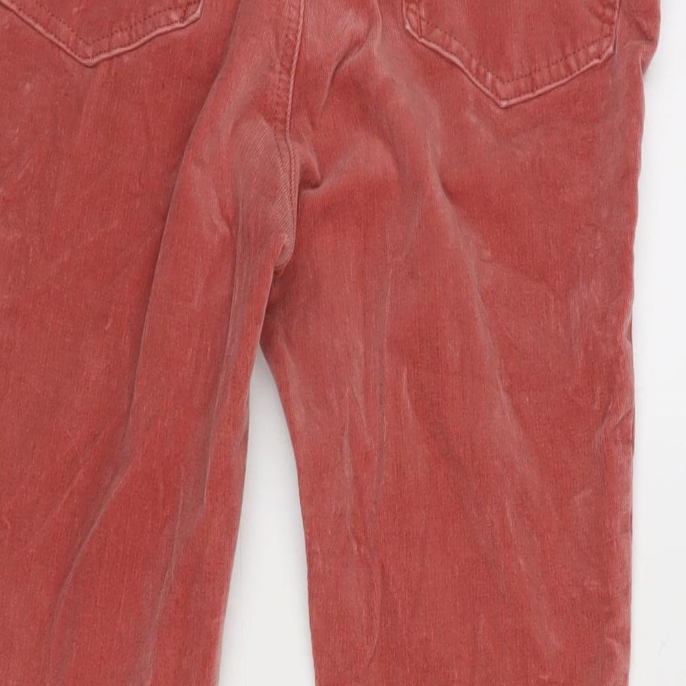 Anthropologie Womens Pink Cotton Blend Skinny Jeans Size 30 in L27 in Regular Button - High rise skinny