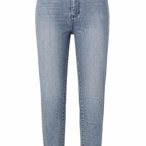 Missguided Womens Blue Cotton Blend Straight Jeans Size 8 L26 in Regular Zip