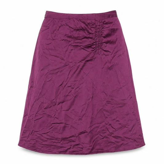 Front view of Vero Moda women’s purple polyester swing skirt, size S