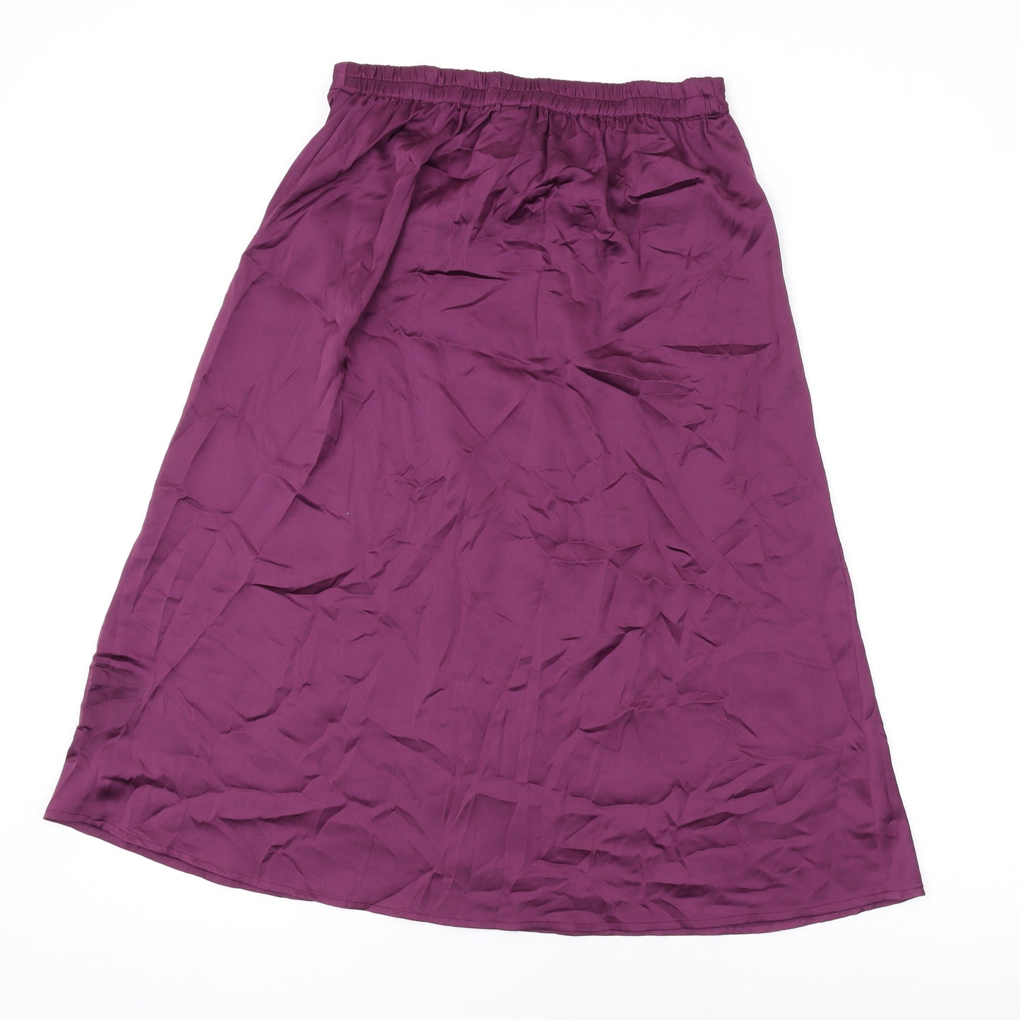 VERO MODA Womens Purple Polyester Swing Skirt Size S