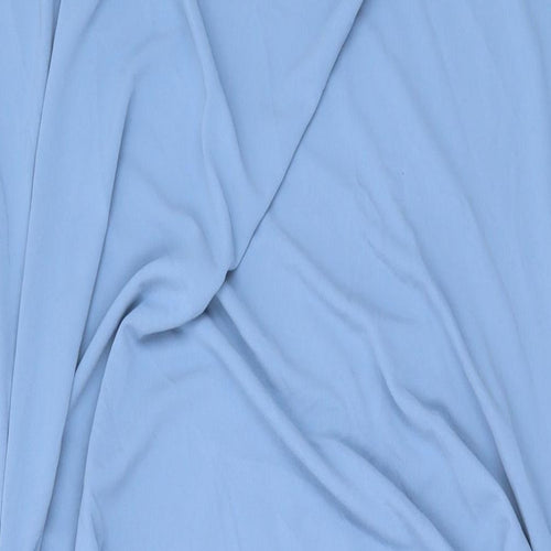 Marks and Spencer Womens Blue Polyester Maxi Size 20 Boat Neck Pullover
