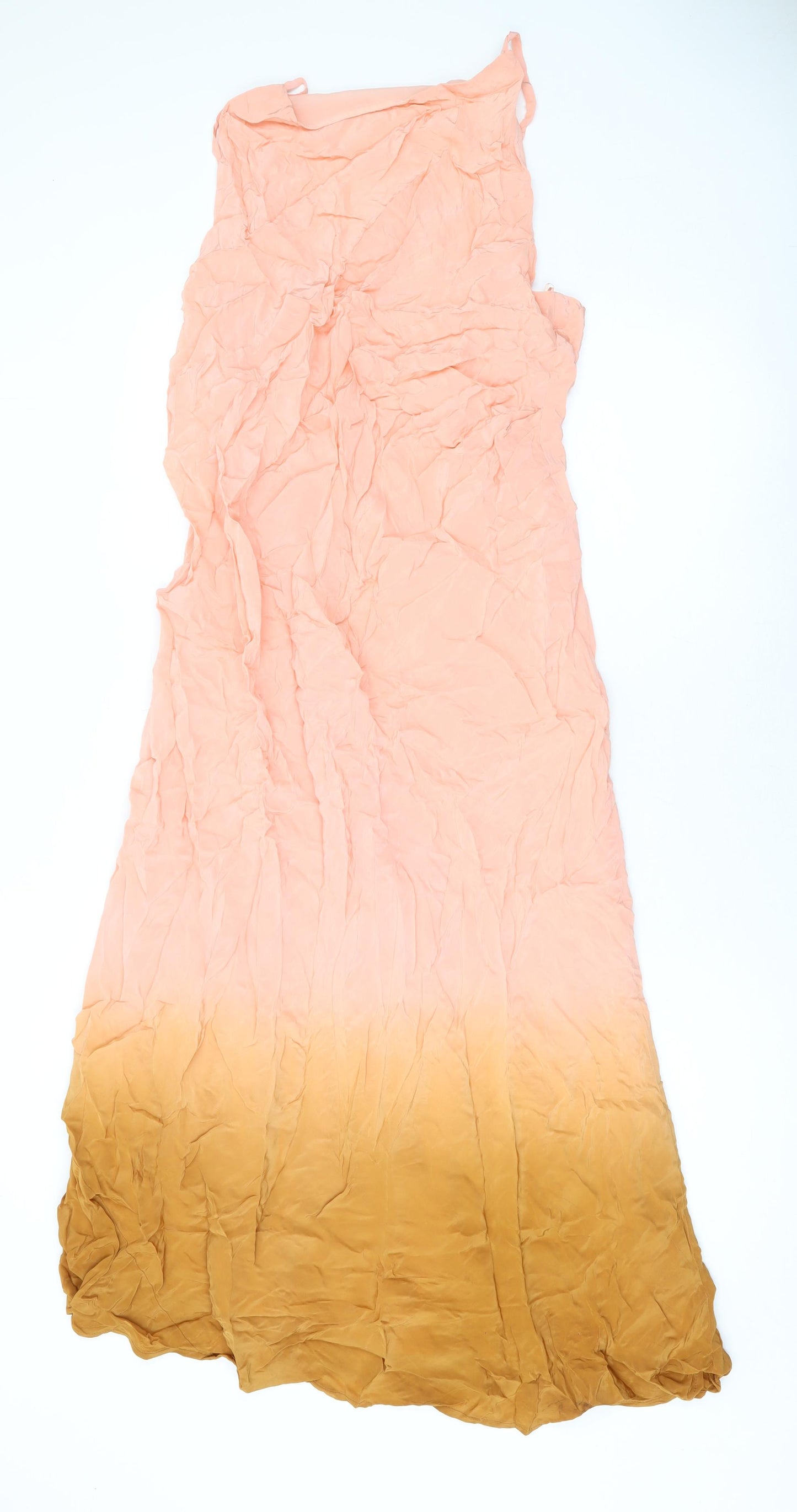 Marks and Spencer Womens Pink Viscose A-Line Size 14 Halter Pullover