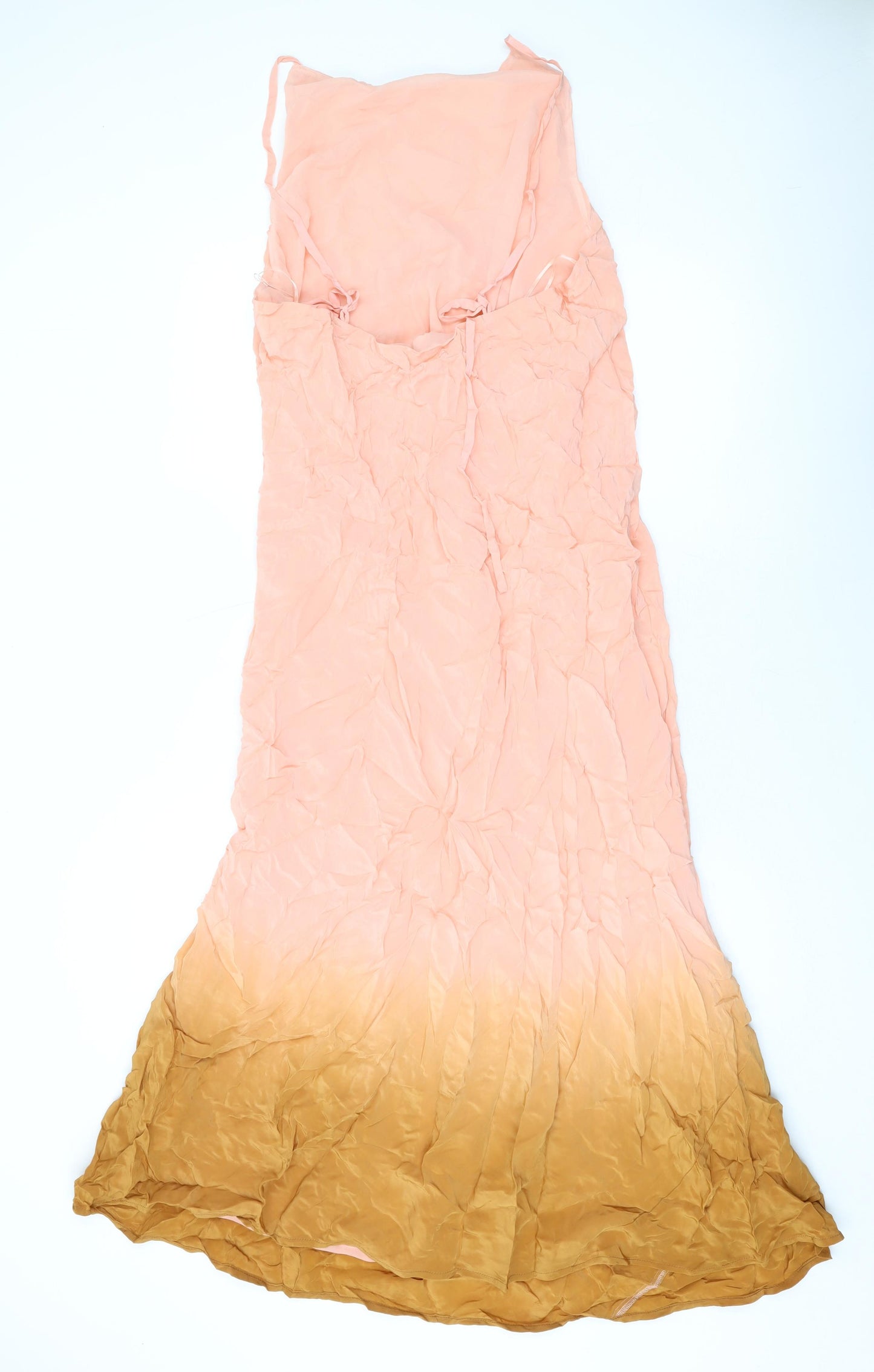 Marks and Spencer Womens Pink Viscose A-Line Size 14 Halter Pullover