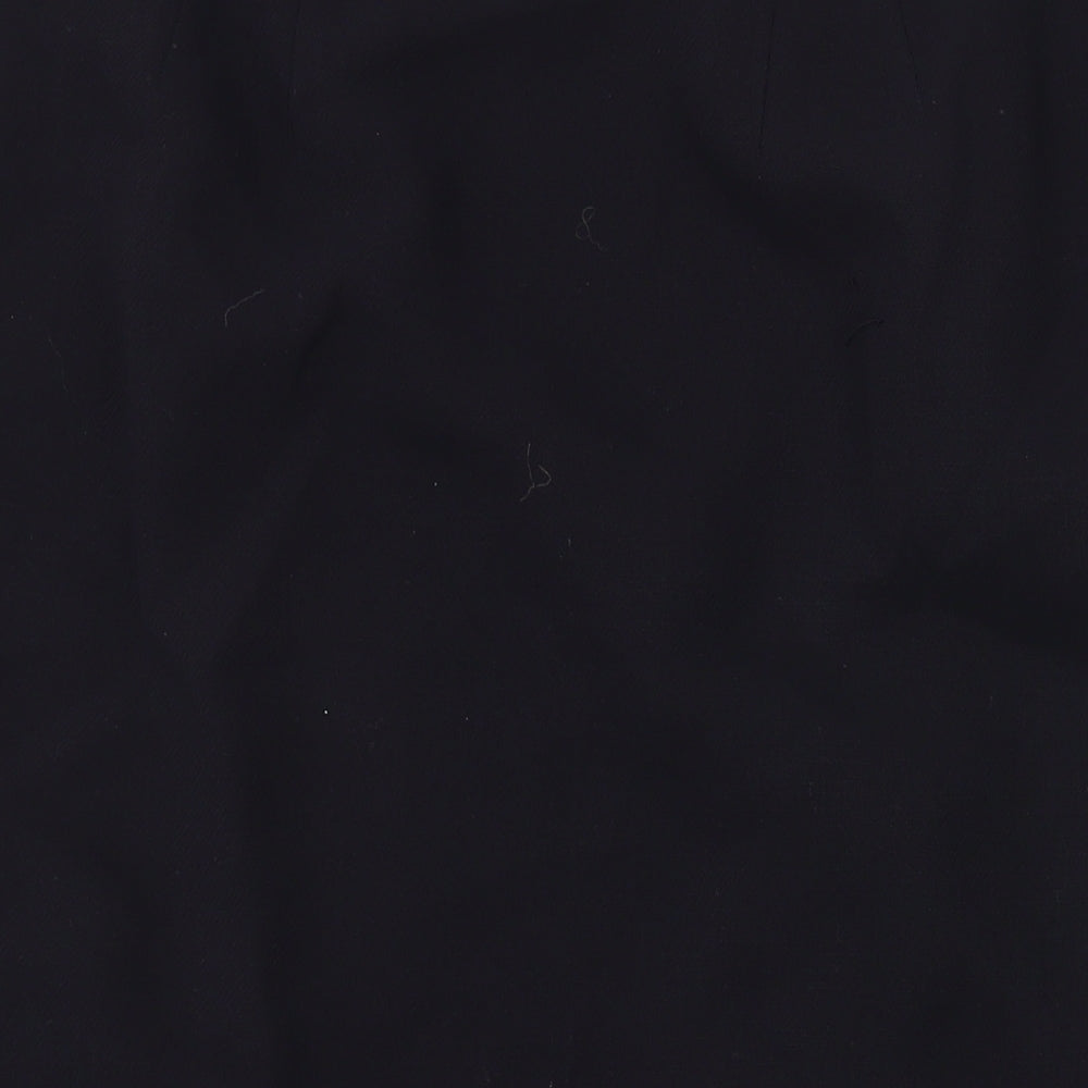 Hobbs Womens Black Wool Straight & Pencil Skirt Size 14 Zip
