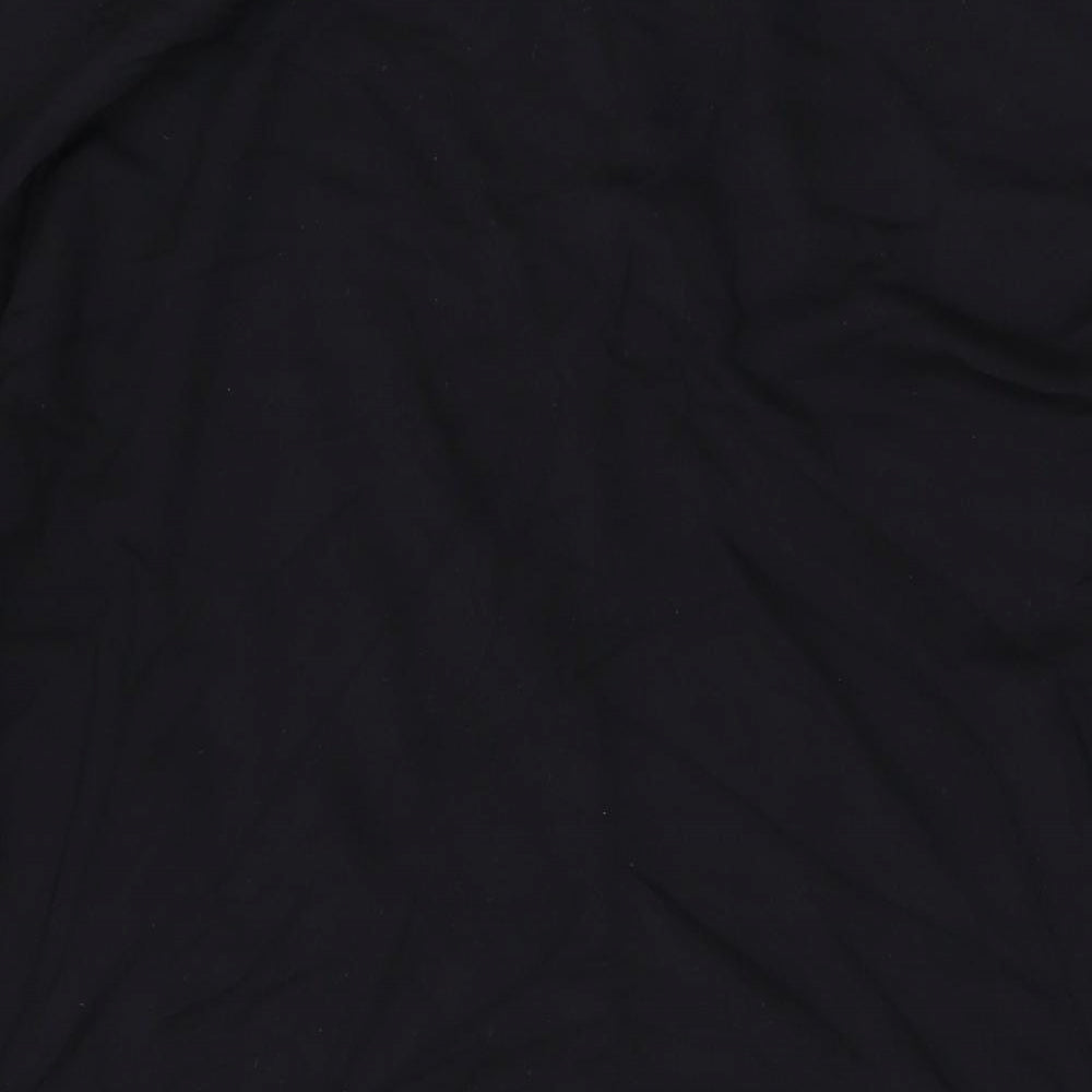 French Connection Womens Black Viscose A-Line Size XS Round Neck Pullover