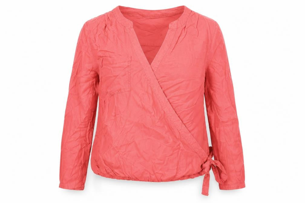 Next Womens Pink Polyester Basic Blouse Size 12 V-Neck
