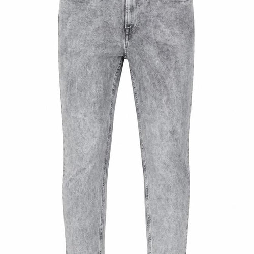 &Denim Mens Grey Cotton Skinny Jeans Size 30 in L34 in Regular Zip - Stone Wash