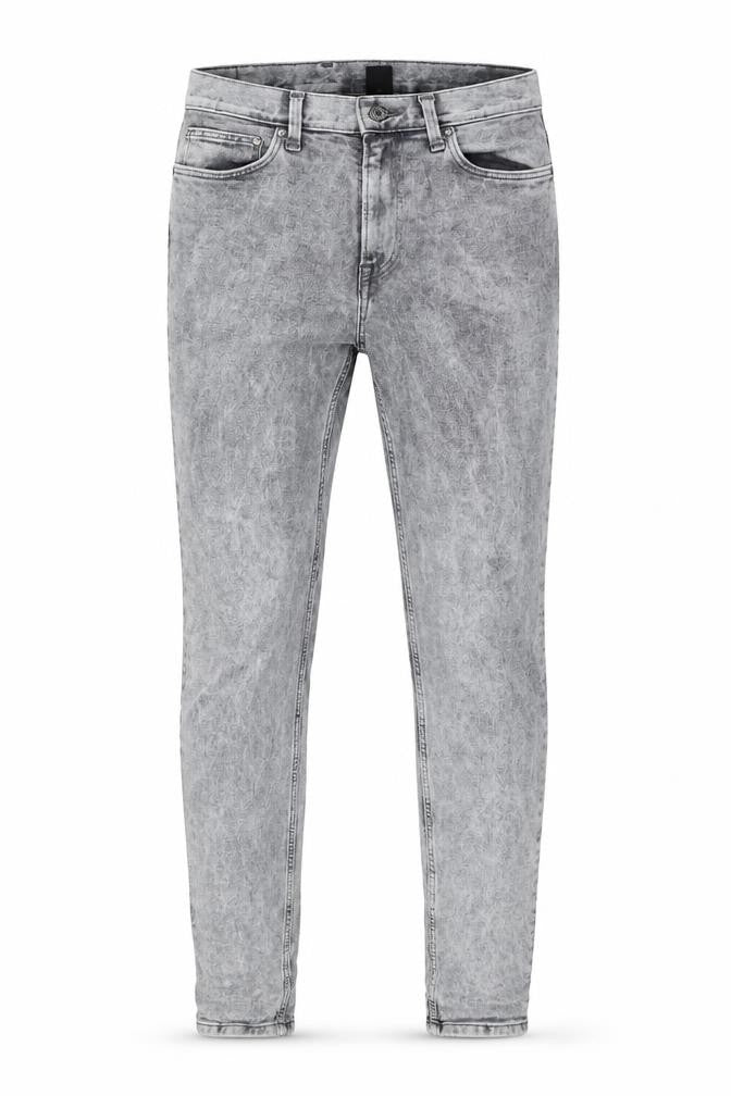 &Denim Mens Grey Cotton Skinny Jeans Size 30 in L34 in Regular Zip - Stone Wash