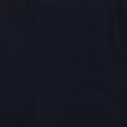 Cotswold Collections Womens Blue Polyester A-Line Skirt Size 14 Zip