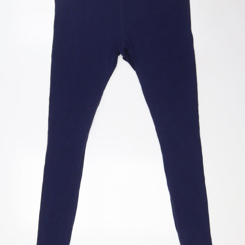 Lapasa Womens Blue Wool Trousers Size XL L31 in Regular - Long johns